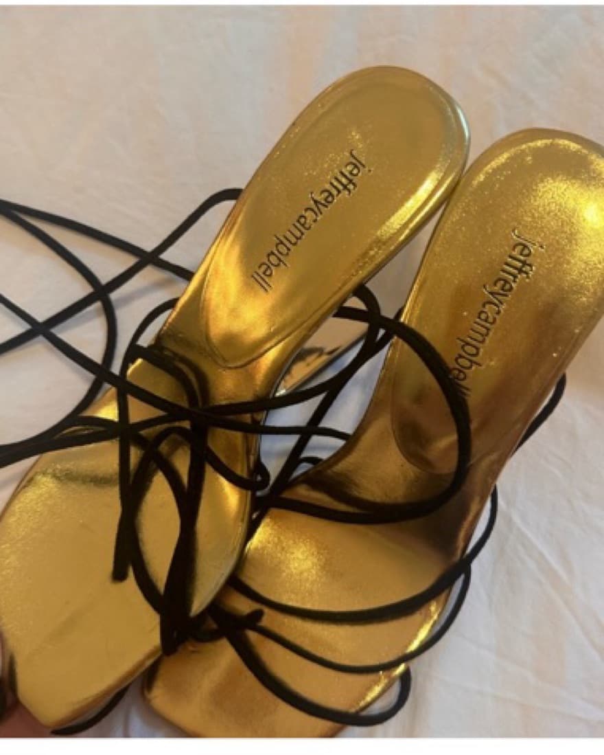 Jeffery Campbell bijoux Ankle Tie Wedge - Image 3