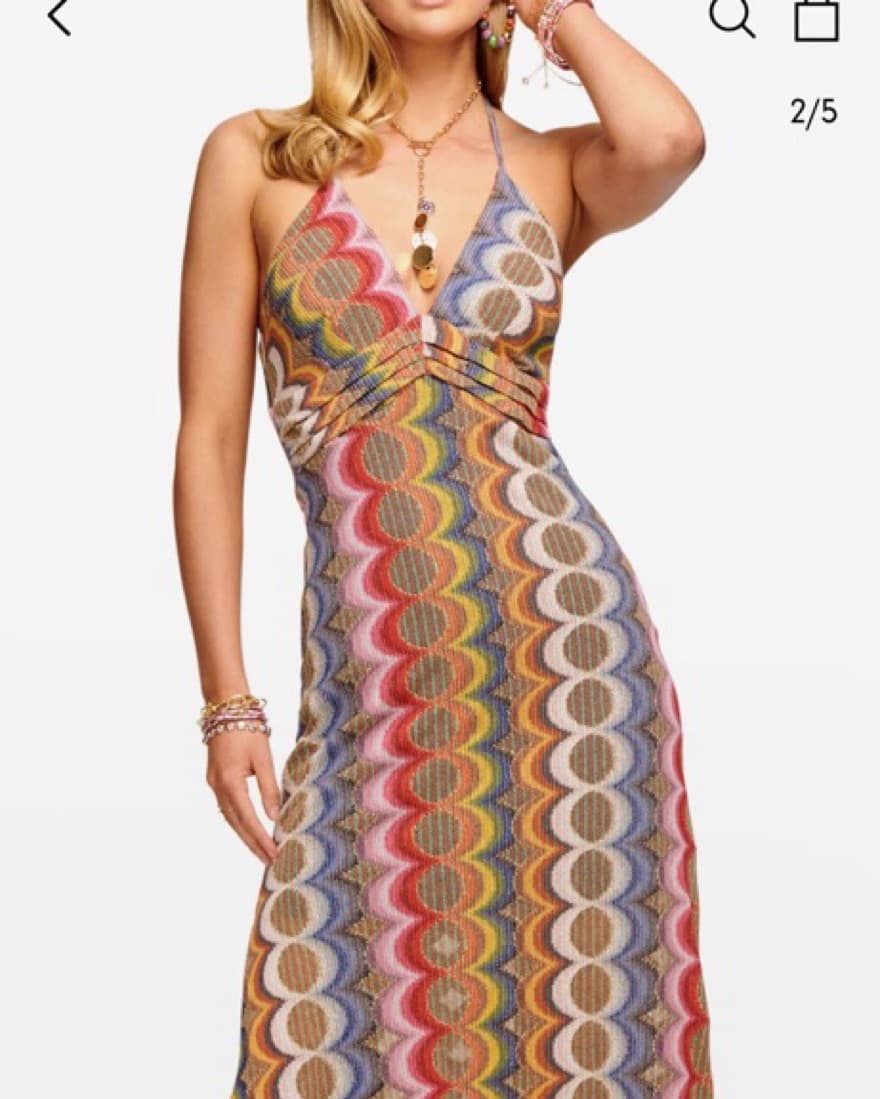 Ramy Brook Myrtle Metallic Groovy Halter - Image 4