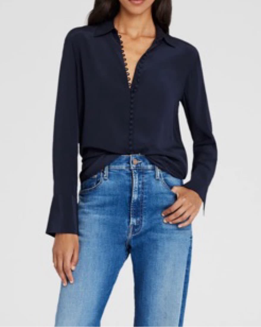 Club Monaco Helesk Silk Shirt - Image 2