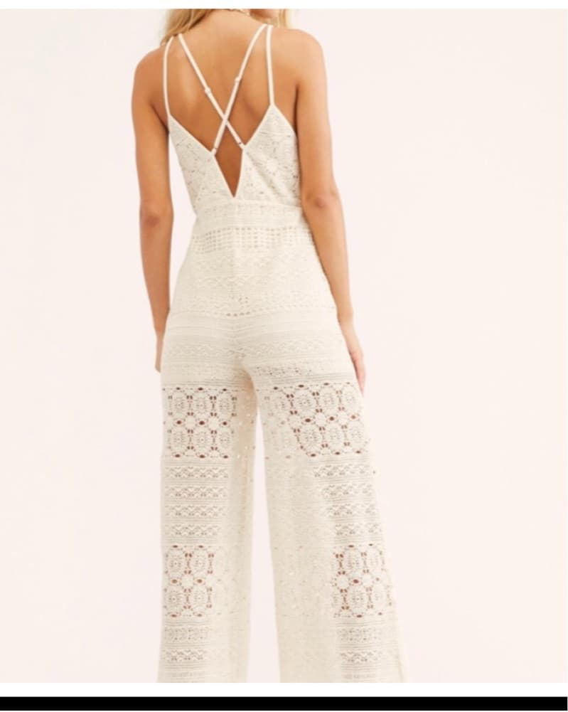 Free people half Moon Bay Crochet Jumpsu - Image 2
