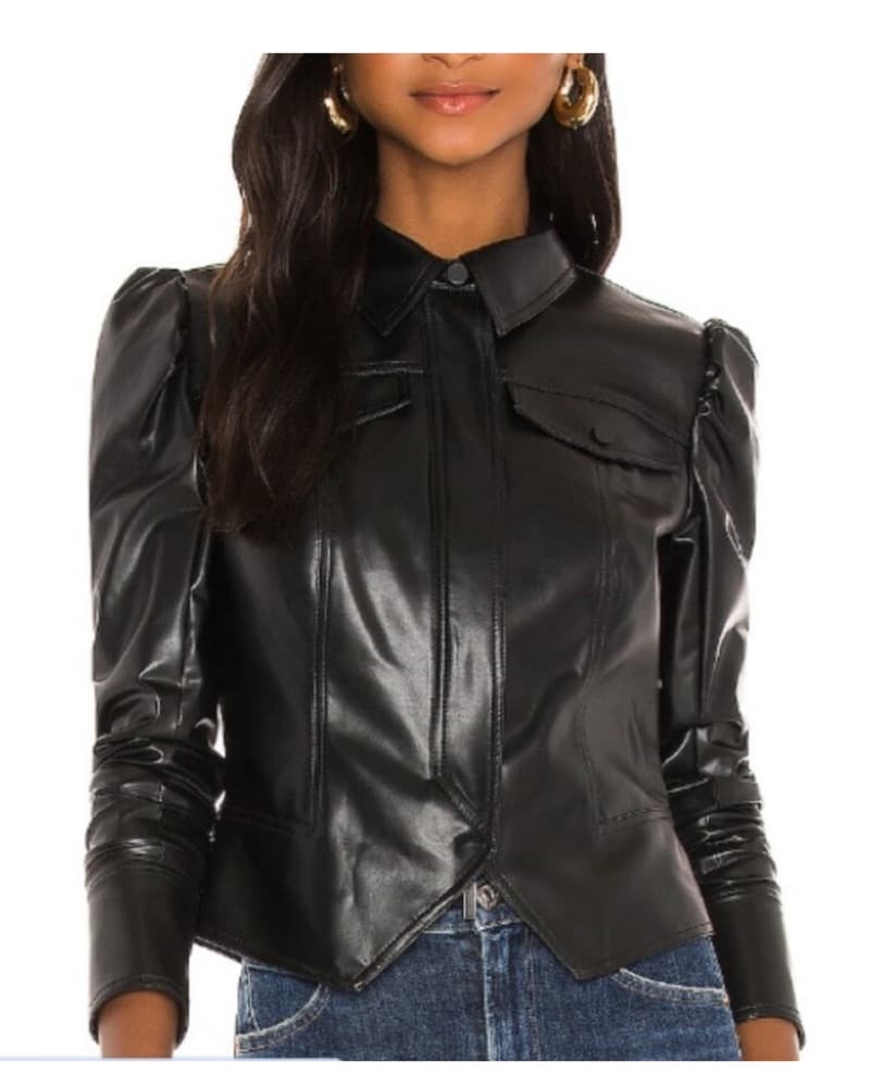 Jonathan Simkhai Wyatt Leather Jacket  - Image 2
