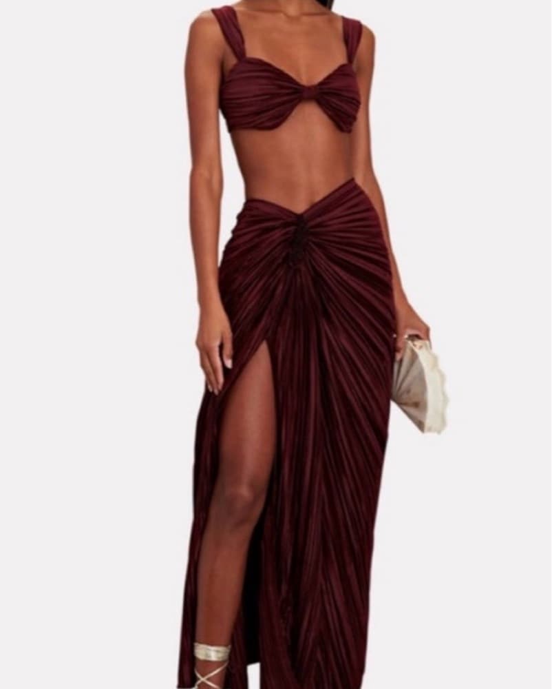 Cult Gaia Iza Skirt Bra Set - Image 2