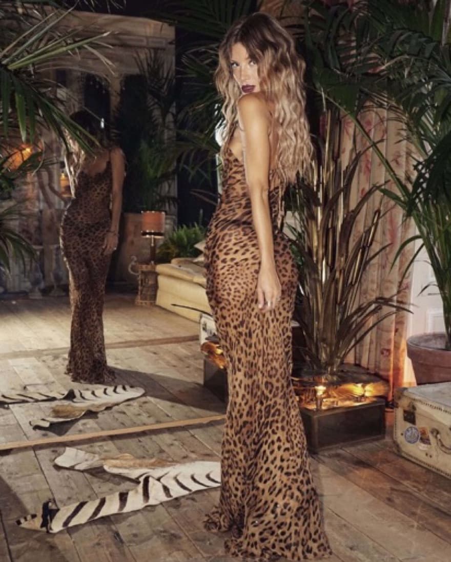 Rat And Boa Leopard Maxi Dress - Image 2