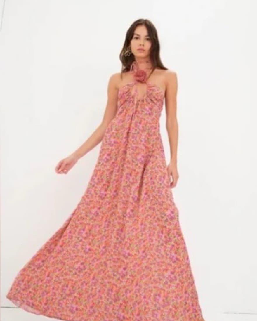 For Love And lemons floral Maxi Dress - Image 1