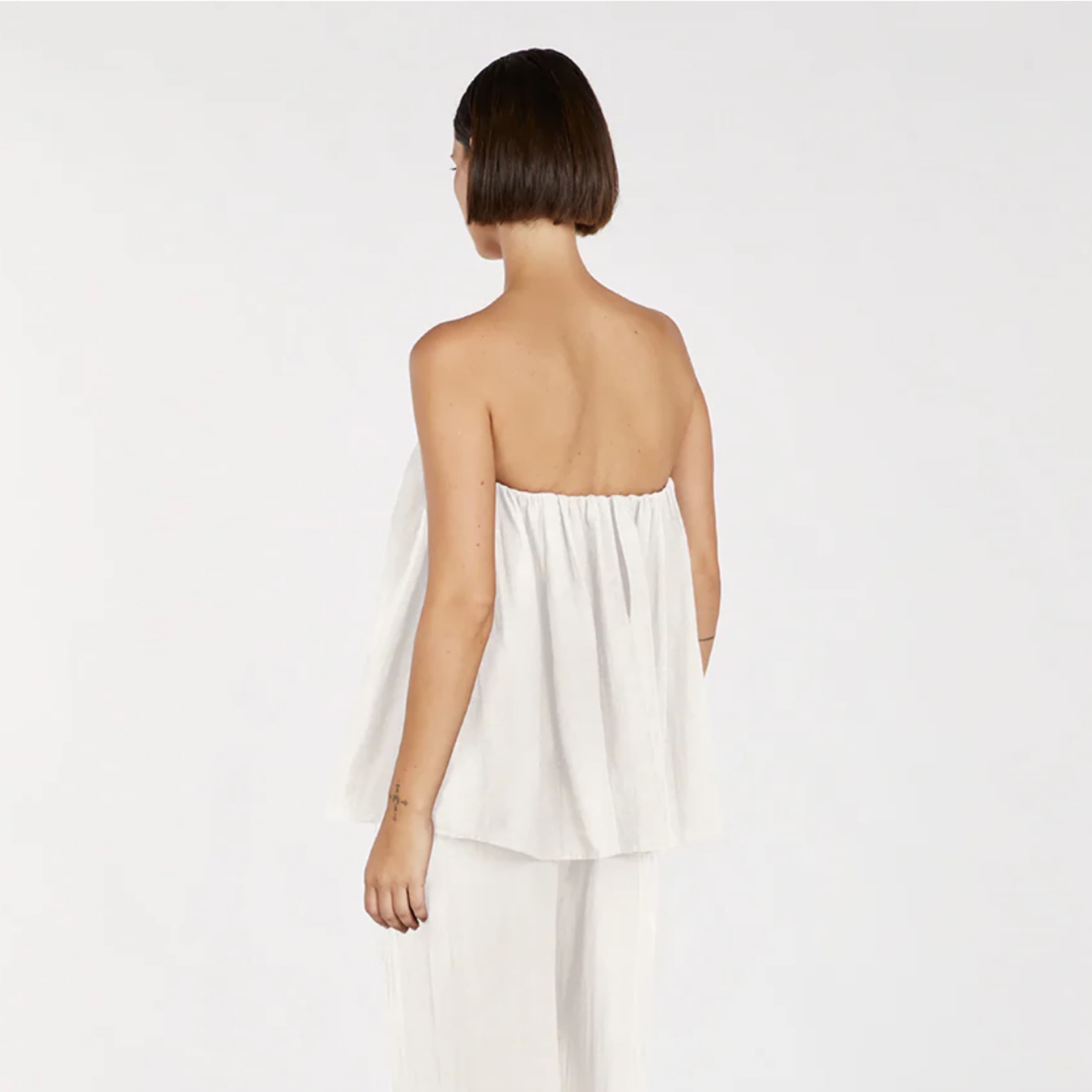 Dissh Shaniya Off White Strapless Top - Image 4