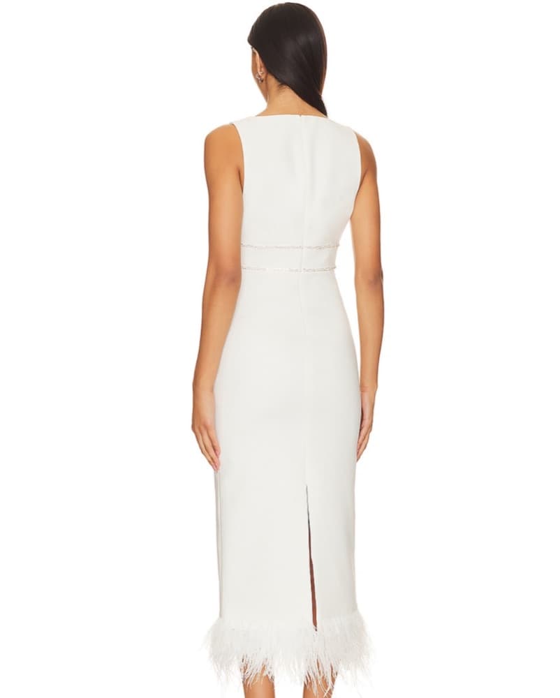 LIKELY | Corriane Dress in White - Image 2