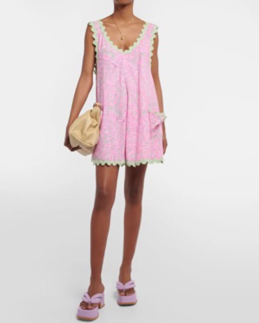 Juliet Dunn Pink Mini Dress - Image 1
