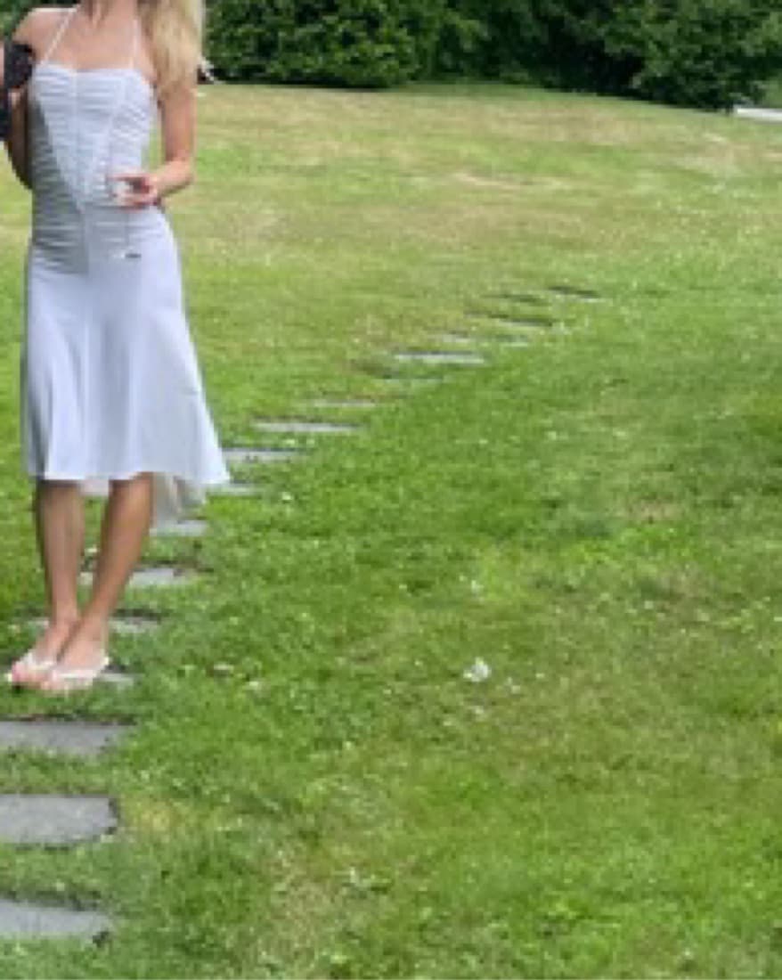 White Vintage Dress - Image 3