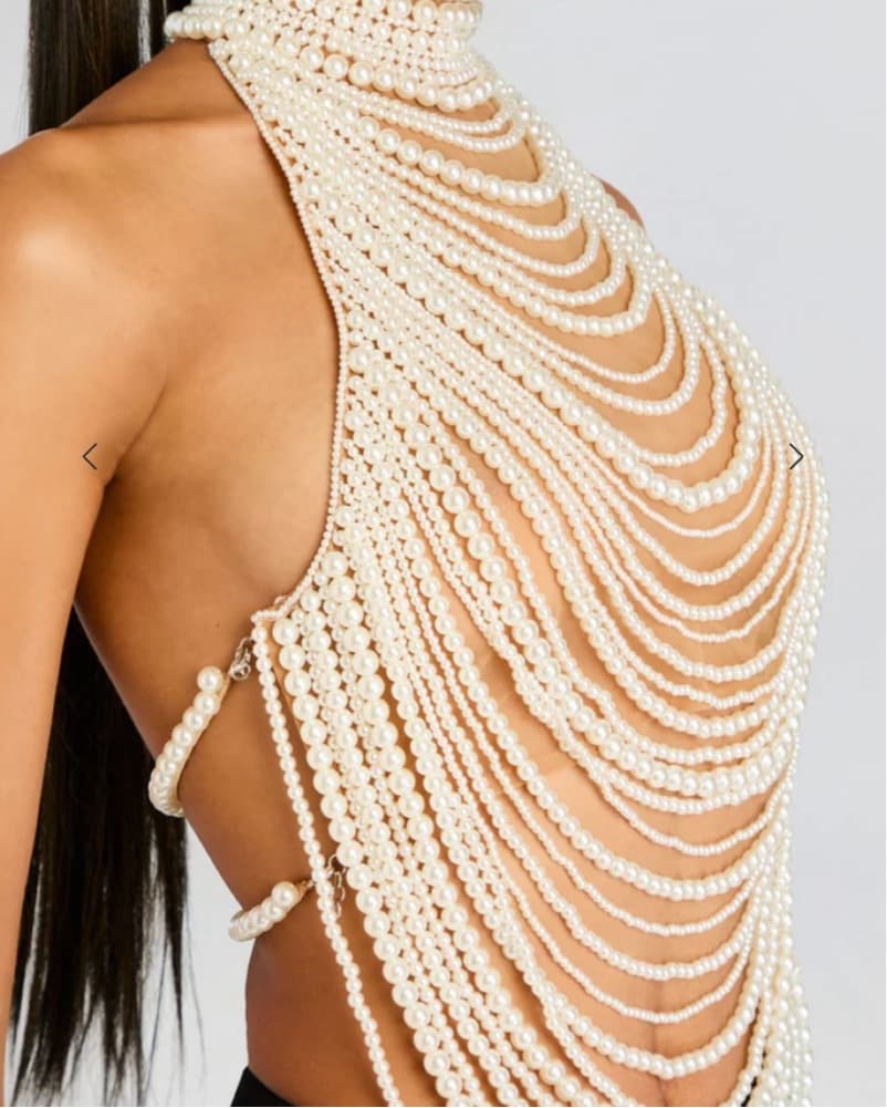 Retrofete Elsie Pearl Top - Image 2