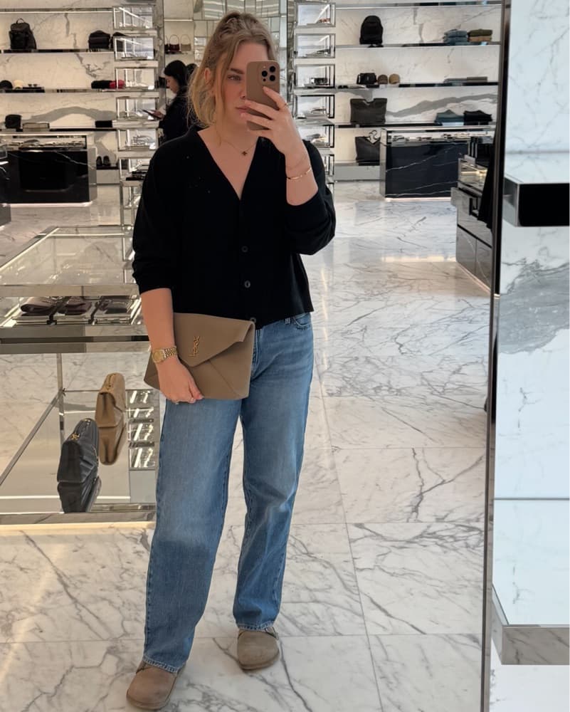 Tan YSL Pouch - Image 2