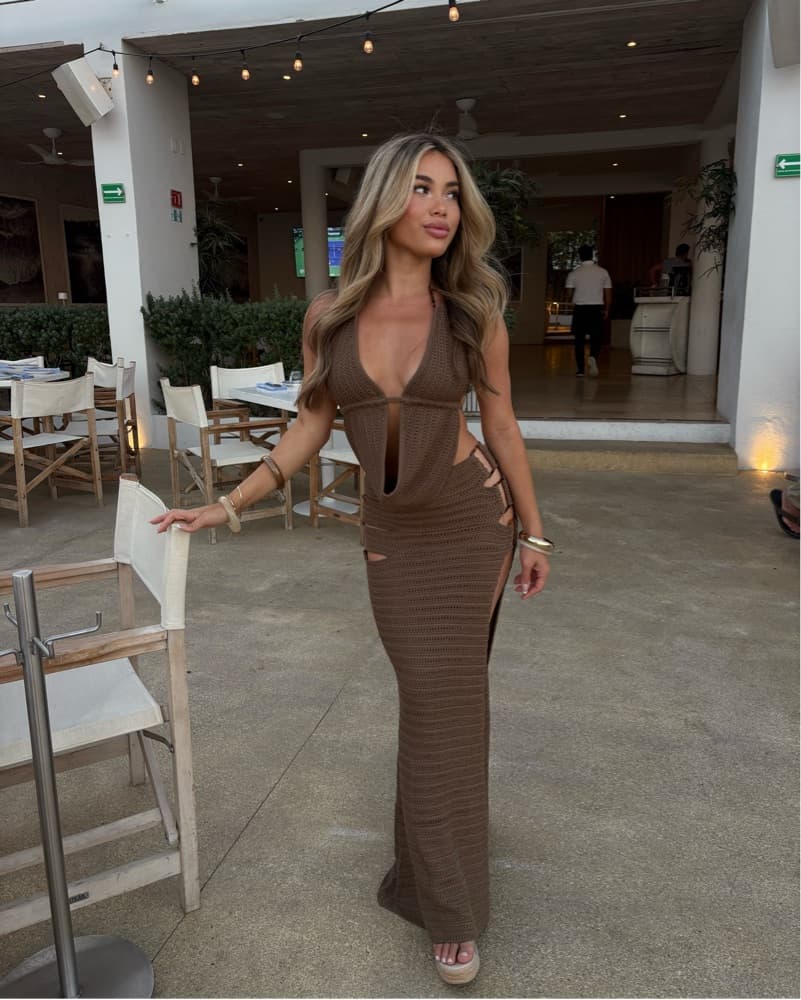 Outcast Celeste Crochet Top/Maxi Skirt - Image 2