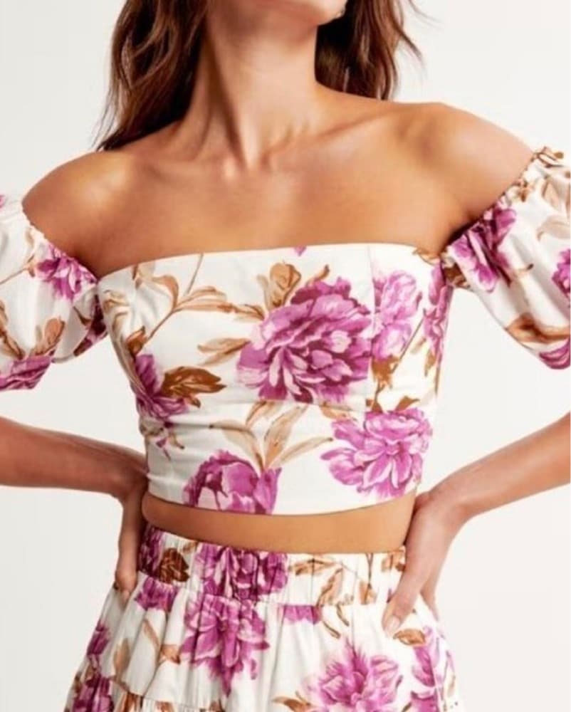 Vibrant Floral Off-Shoulder Maxi Dress - Image 2