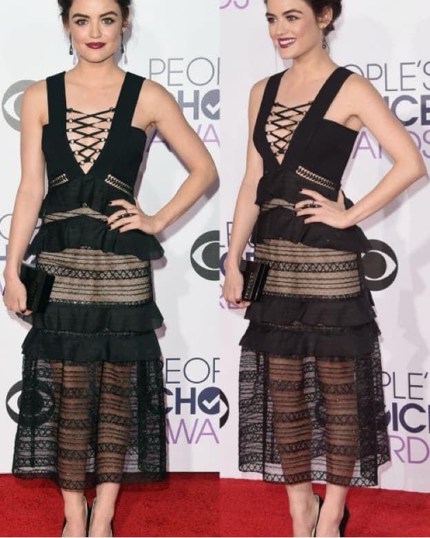 Self Portrait Black Lace-Up Party Dress - Image 2