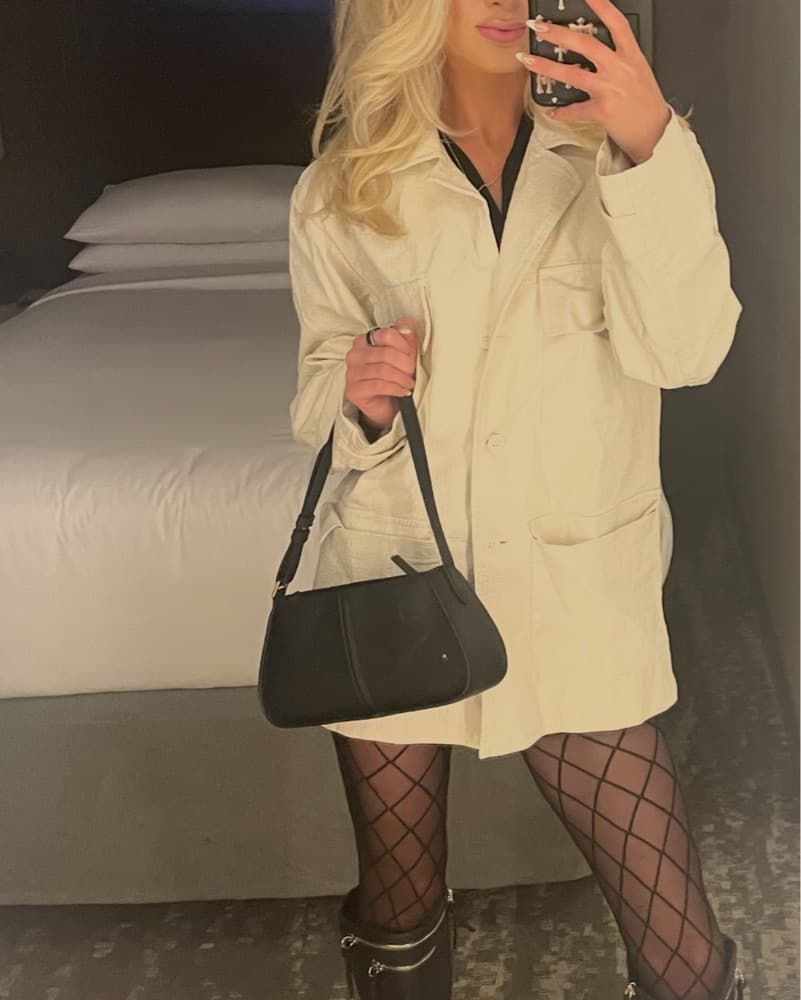 Chic Ivory Utility Jacket - Image 2