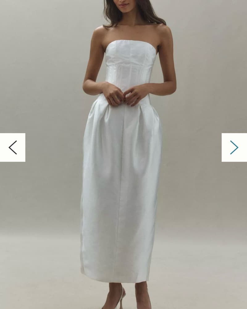 Mare Mare Pleated Hourglass Dress - Image 3