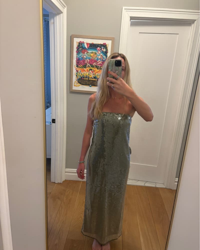 Staud Casey Dress - Garden Moss - Image 1