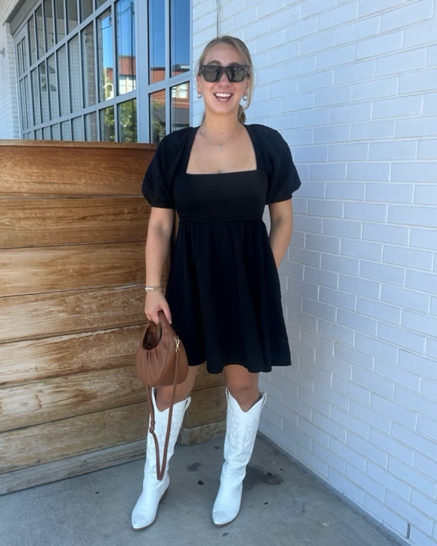 White Cowboy Boots - Image 1