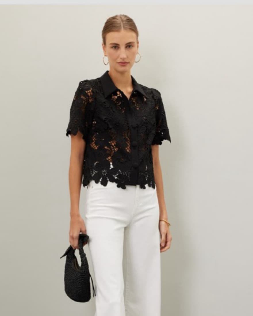 Milly Addison Roja Lace Top  - Image 3