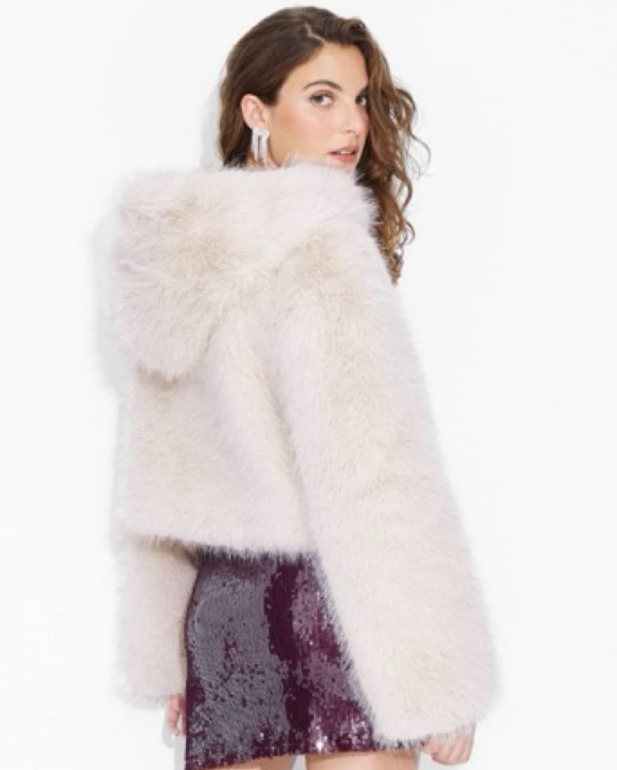 Target Viral Faux Fur Jacket - Image 3