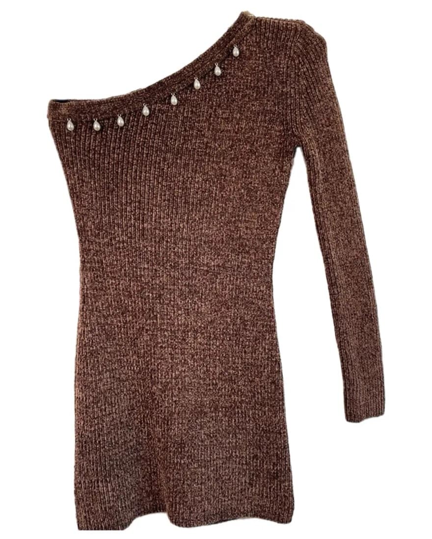Staud one-shoulder Mini Dress - Image 2