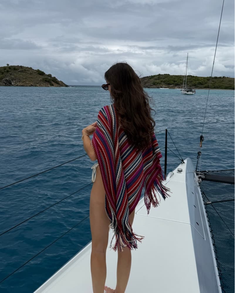 $430 Missoni Pink Fringe Wool Poncho - Image 2