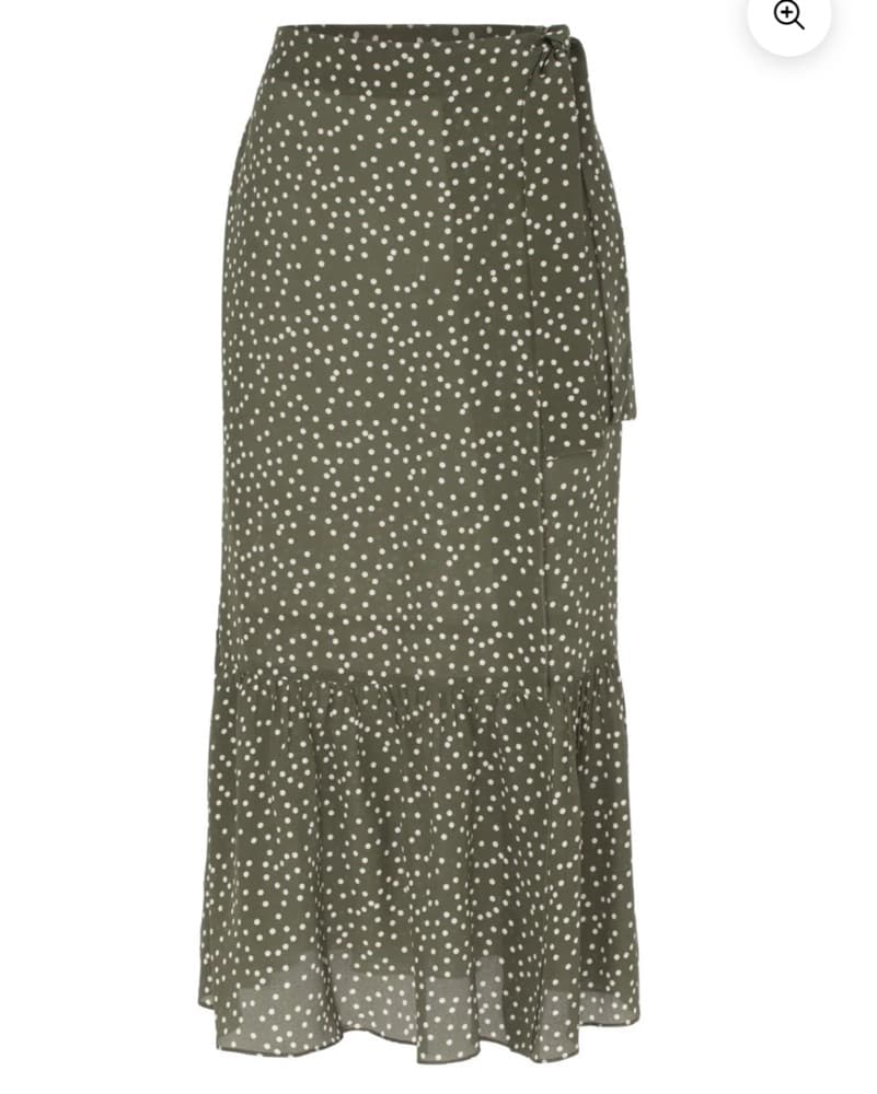Sheer Silk Polka Dot Skirt + Bikini Top  - Image 2