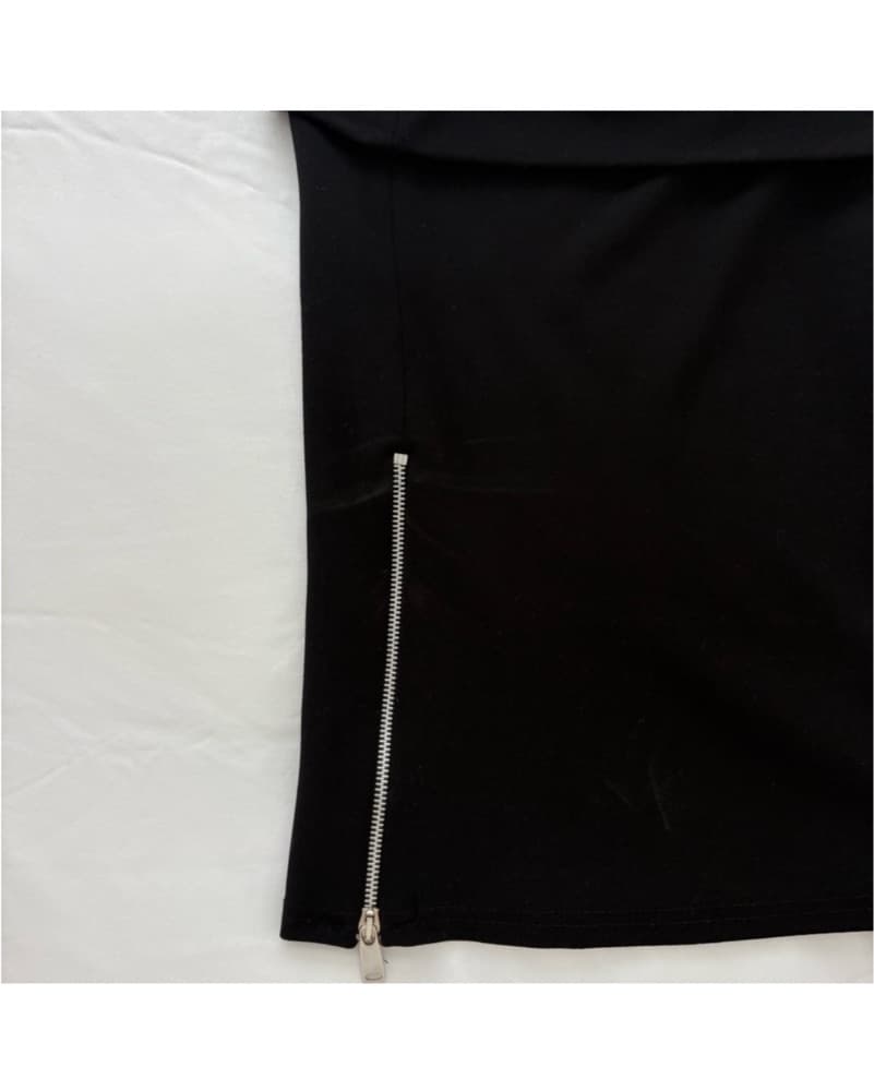 Zara Black Strapless Top - Image 3