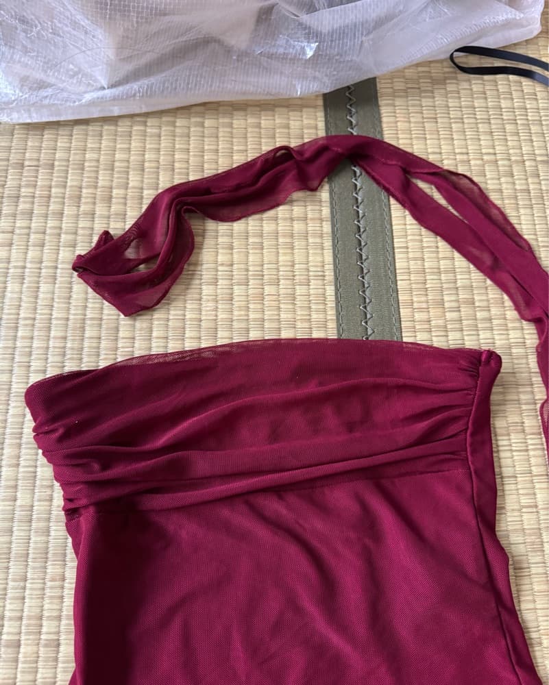edikted Tube Top With Scarf - Image 2