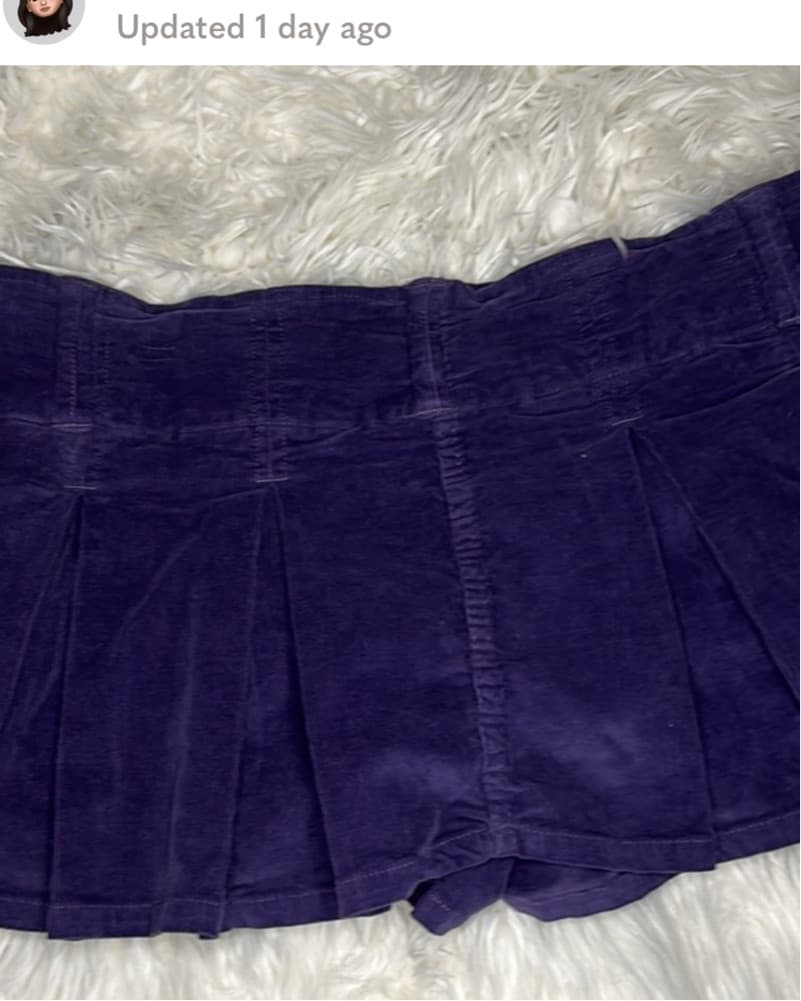 Purple Free People Skort  - Image 6