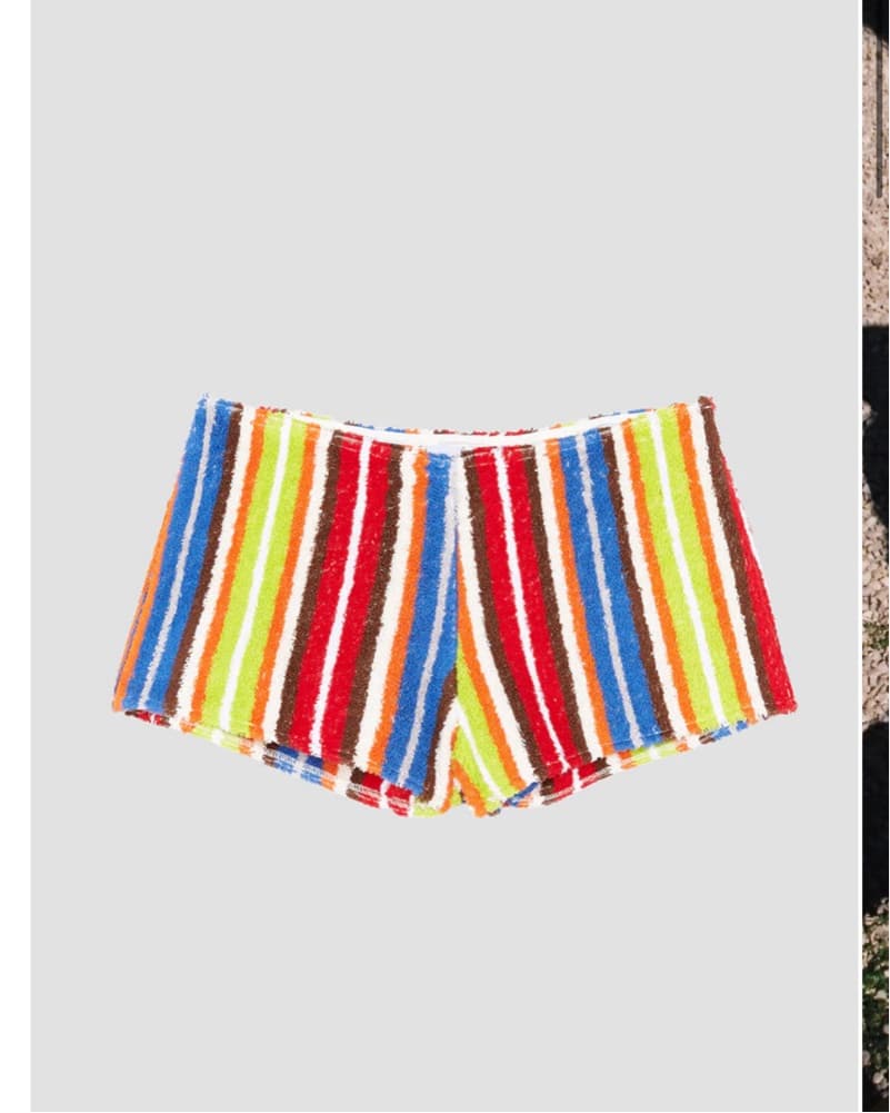 La Veste Multi-Color Harbor Mini Shorts - Image 2