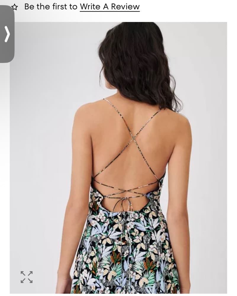 Maje Floral Print Satin Midi dress - Image 3