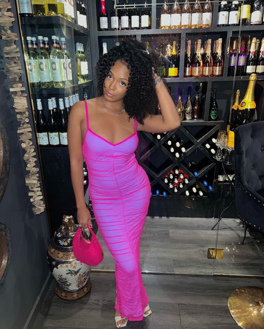Pink Evening Dress  - Image 1