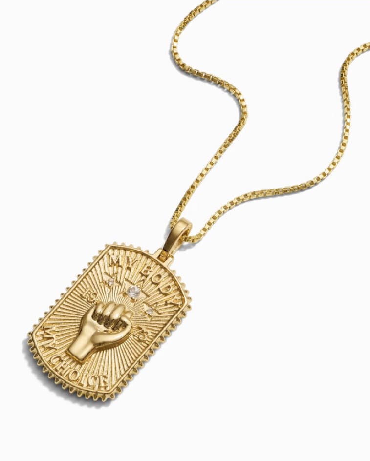 Pro Roe Dog Tag Necklace - Image 1