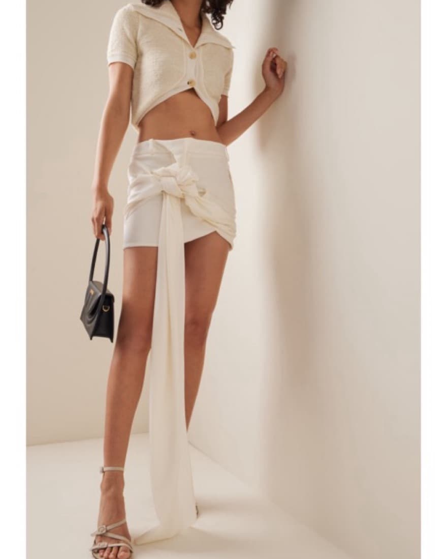 Jacquemus Cropped Knit Cardigan - Image 1