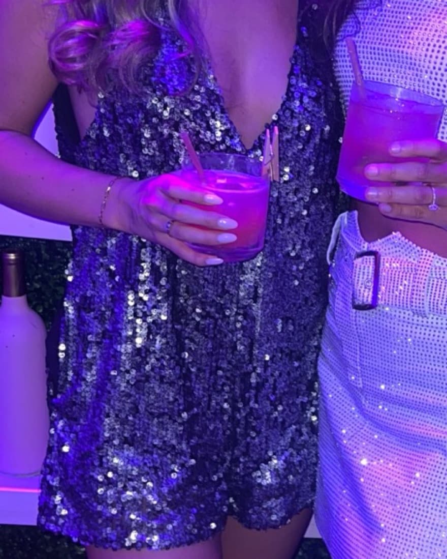 Sparkling Sequin Minidress - Image 3
