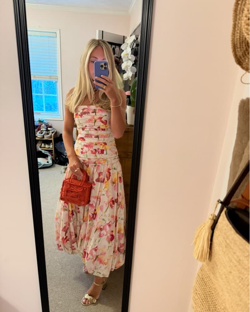 Floral Cotton Dress - Image 1