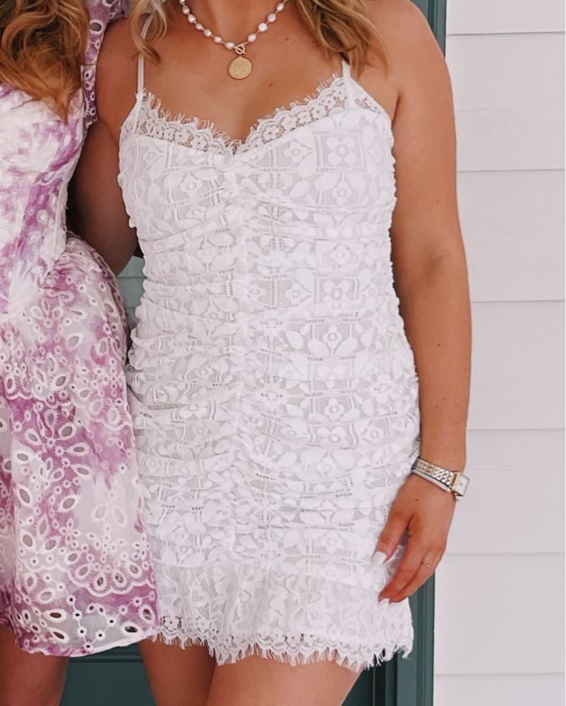 For Love And Lemons White Mini Dress - Image 2