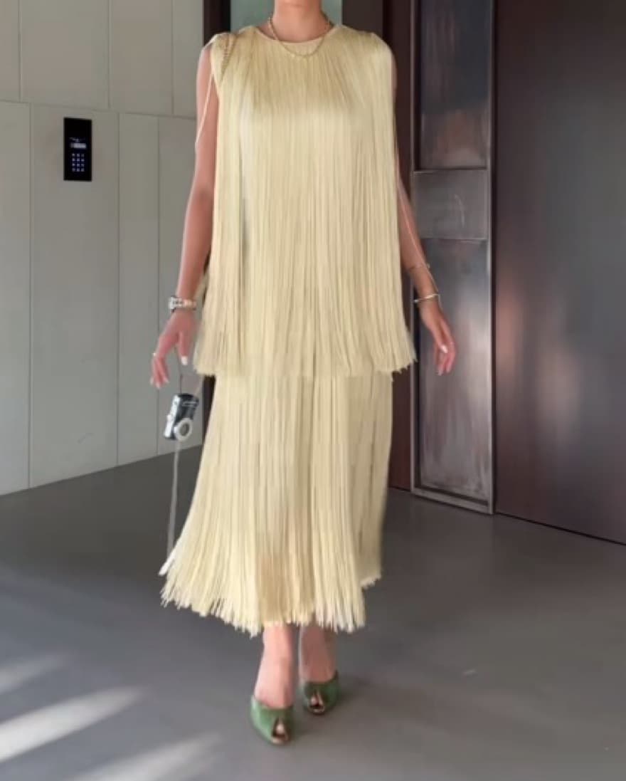 ASOS EDITION ultimate fringe Maxi - Image 5