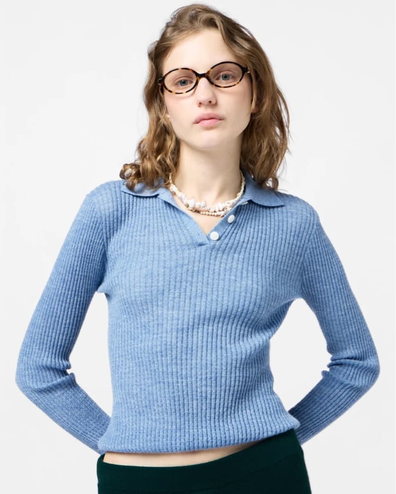 GUEST IN RESIDENCE LS Shrunken Polo - Image 1
