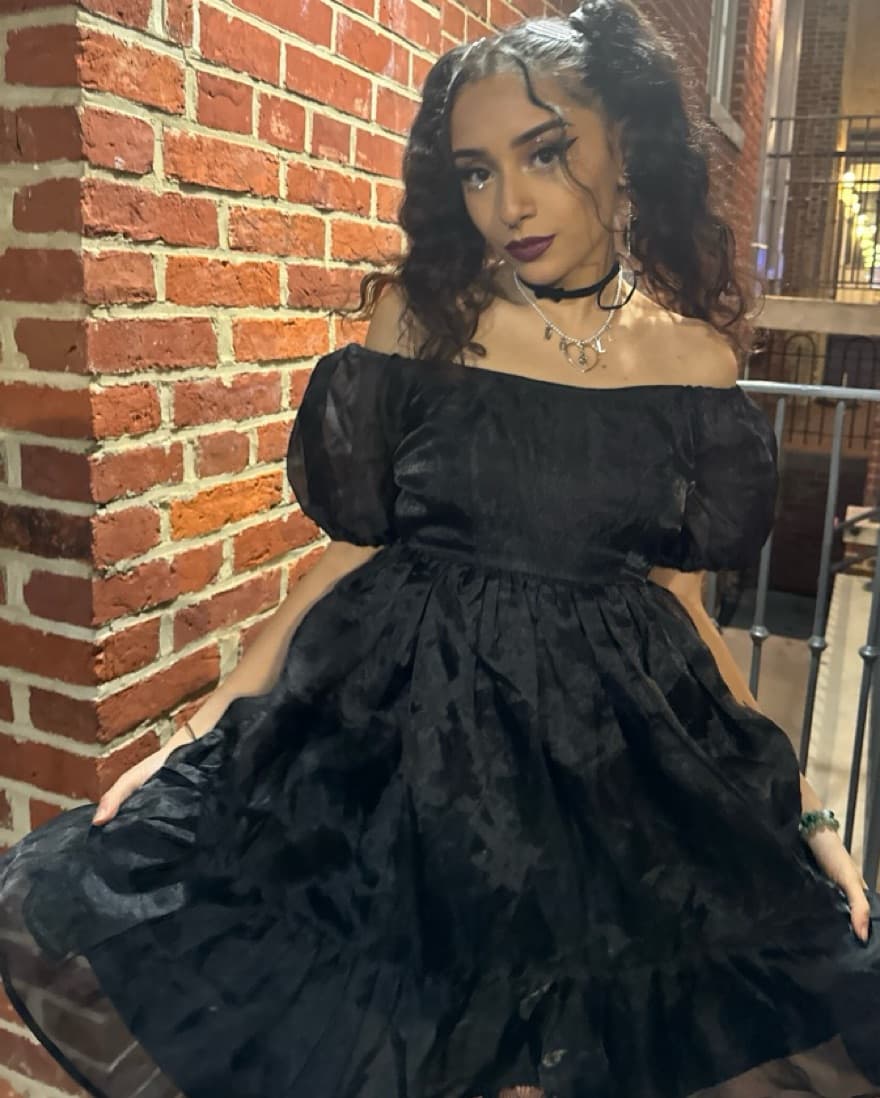black puff mini dress  - Image 4