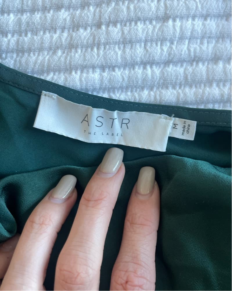 ASTR The Label Gaia Dress In Emerald - Image 4