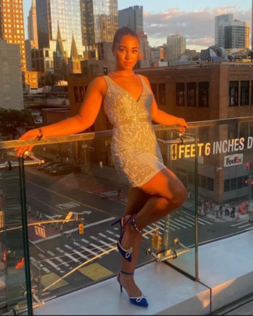 Sherri Hill Blue Cocktail Dress  - Image 2