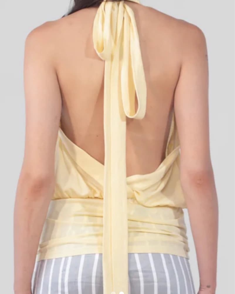 Dana Foley Butter Yellow Top - Image 2