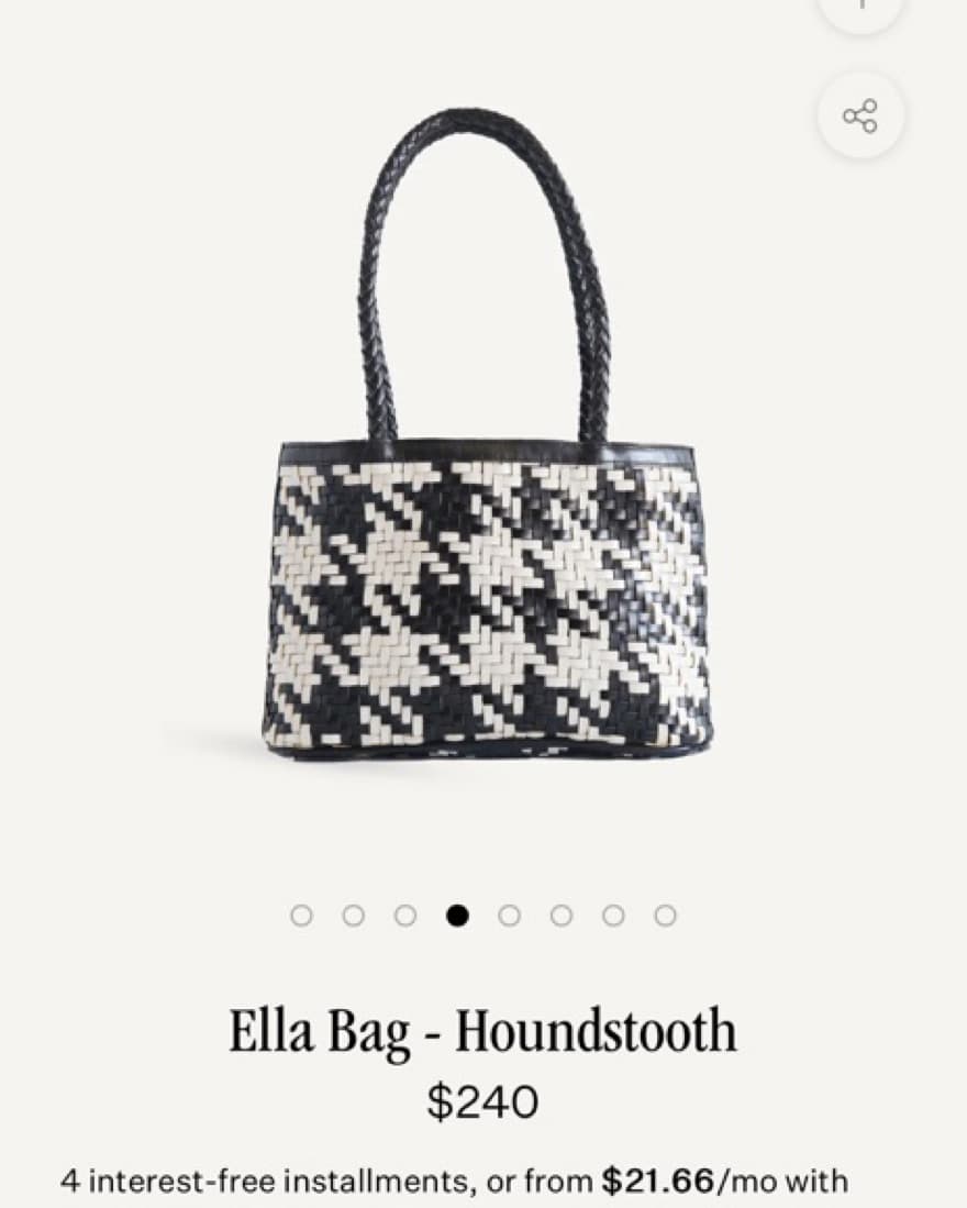 Bembin Ella Bag- Houndstooth  - Image 2