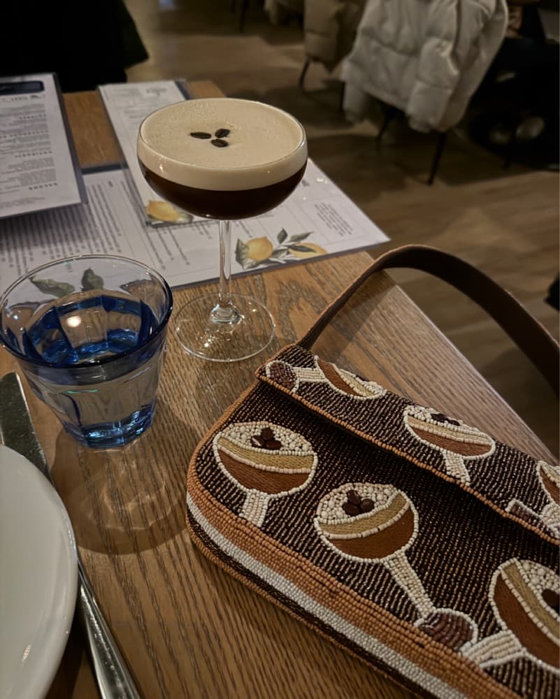 Anthro Espresso Martini Beaded Fiona Bag - Image 6