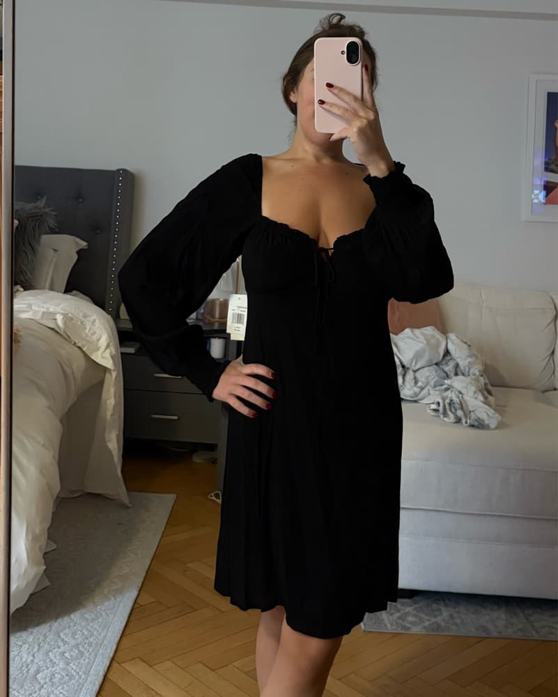 Long Sleeve Mini Dress  - Image 2