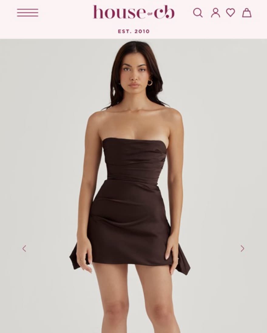 House of CB Strapless Corset Dress - Image 4