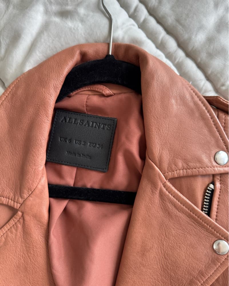 AllSaints Balfern Leather Biker Jacket  - Image 3