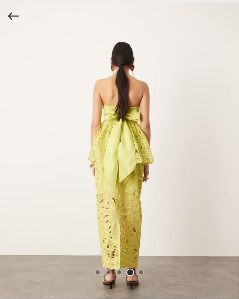 ASOS Floral Cornelli Column Midi Skirt  - Image 5