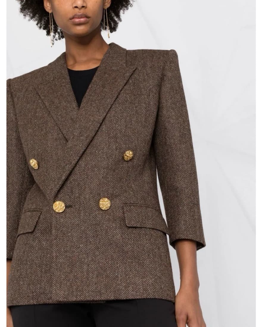 Saint Laurent YSL Wool Blazer - Image 1
